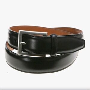 Johnston & Murphy Men's Black Italian Leather Dress Belt Sz 38 NEW! $69.50